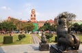 Maha Bandula Park in Yangon Royalty Free Stock Photo